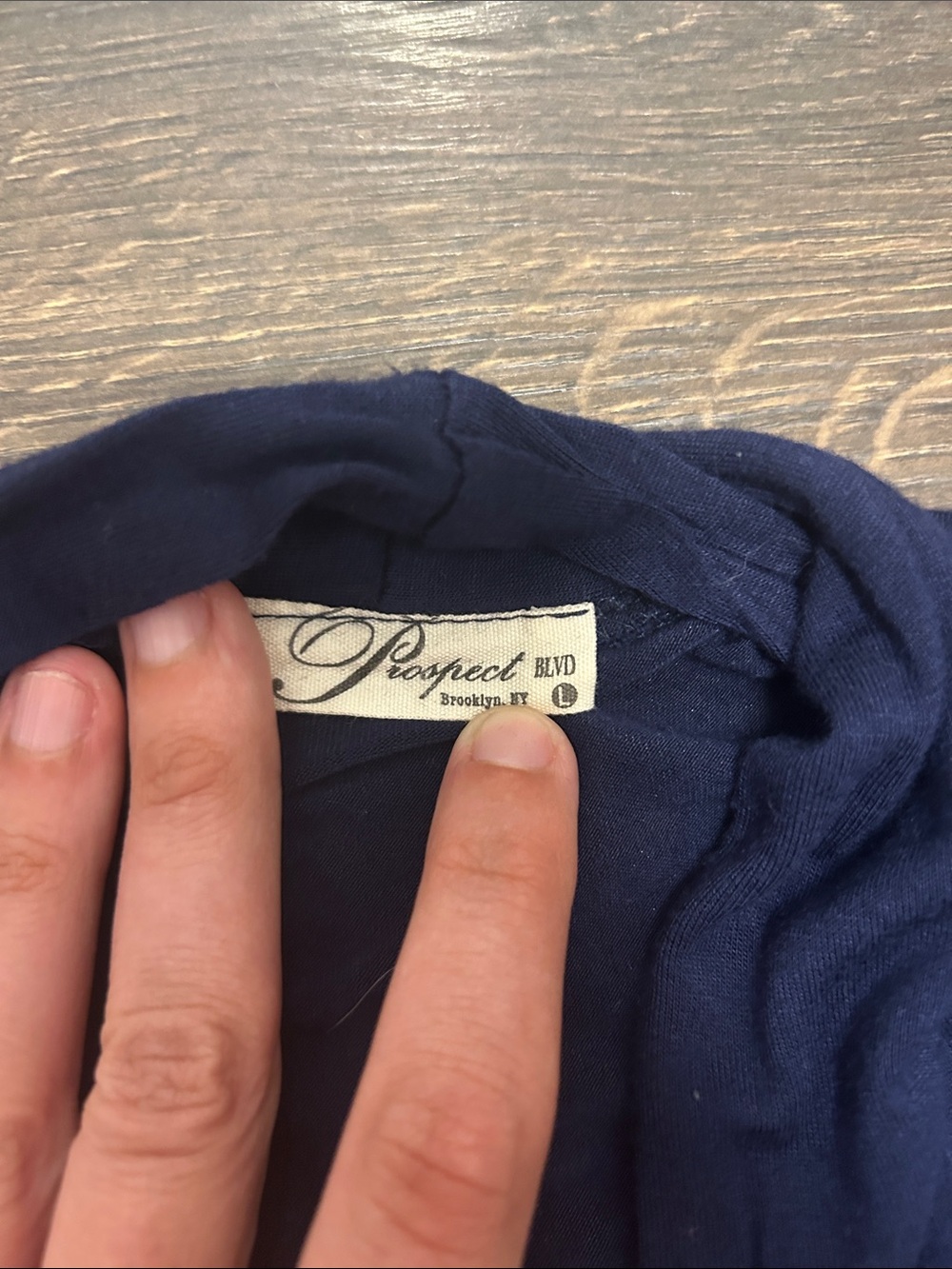 Prospect Blvd Navy Open-Front Cardigan - Picture 2 of 2